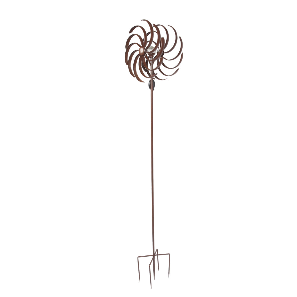 Wrought Iron Windmill-LED Light Whirlwind
