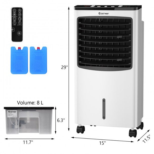 SUGIFT Air Conditioner Air Cooler Protable 3-in-1 Remote Control Cooling For Indoor Home