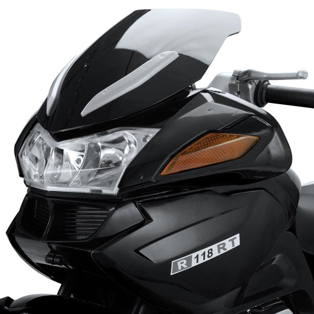 SUGIFT 12V Electric Battery Powered Kids Ride On Motorcycle - black