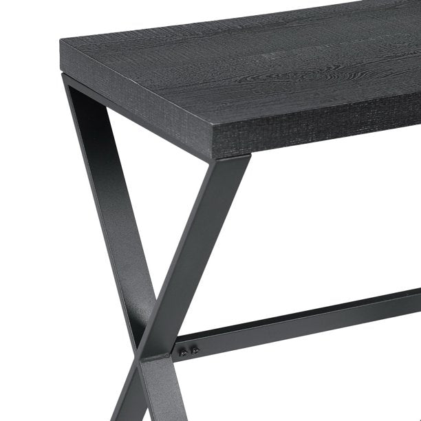 SUGIFT Side Table Coffee Table End Desk 22 inch Black