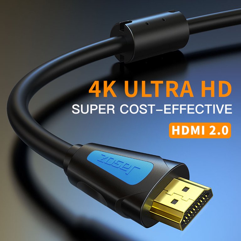 SUGIFT 4K HDMI Cable 10 FT, High Speed 18Gbps A118 HDMI 2.0 Cable, 4K HDR, 3D, 2160P, 1080P, HDMI Cord 32AWG, Audio Return(ARC) Compatible UHD TV, Blu-ray, PS4, PS3, PC, Projector