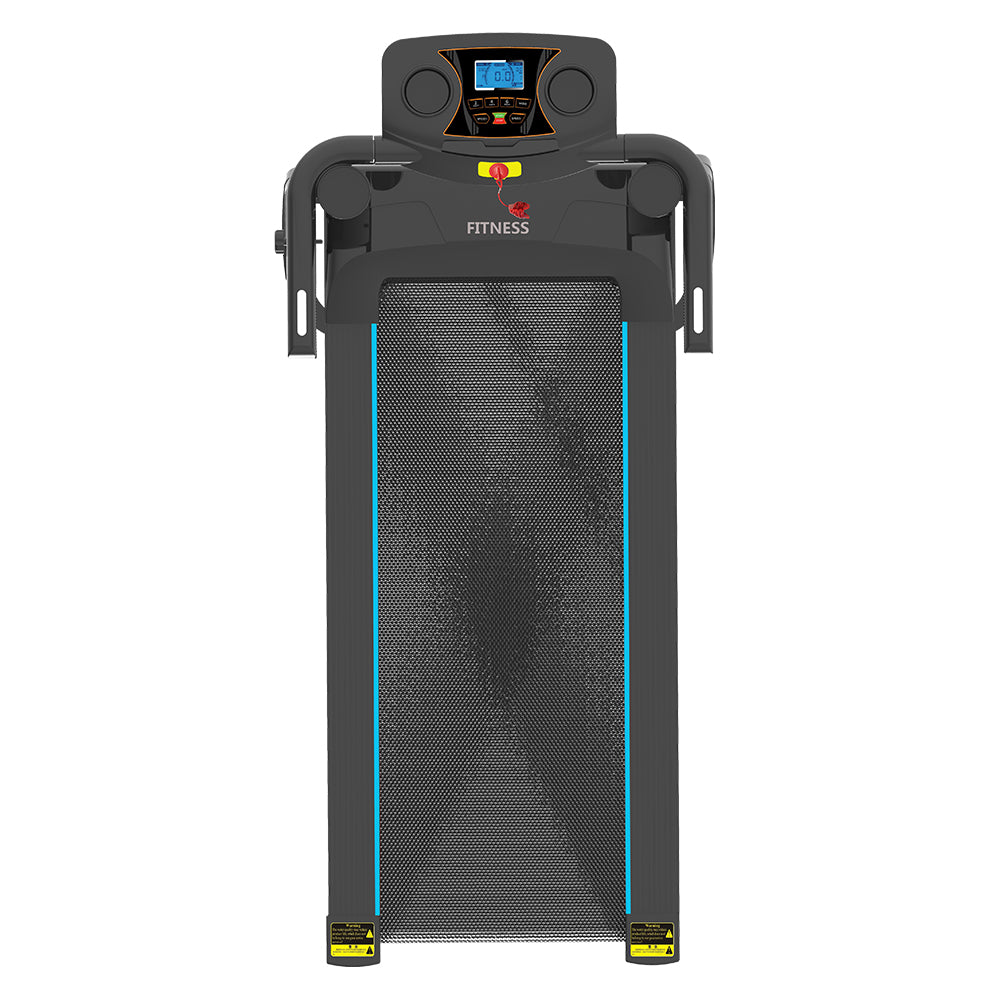 SKONYON Black 1.0HP Electric Motorised Folding Running/Walking Fitness Treadmill Machine with LED Display