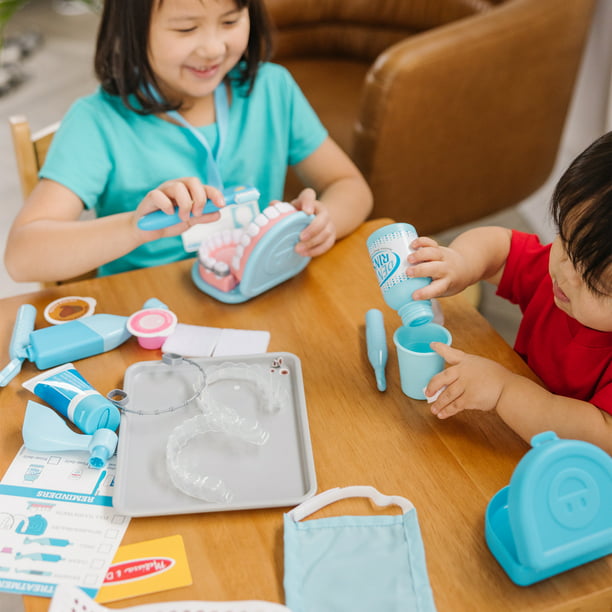 SUGIFT Super Smile Dentist Kit With Pretend Play Set of Teeth And Dental Accessories (25 Toy Pieces)