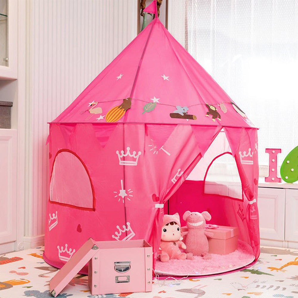 SUGIFT Polyester Game Tent, Indoor and Outdoor Theater Yurt Tent, Suitable for Children over Two Years Old