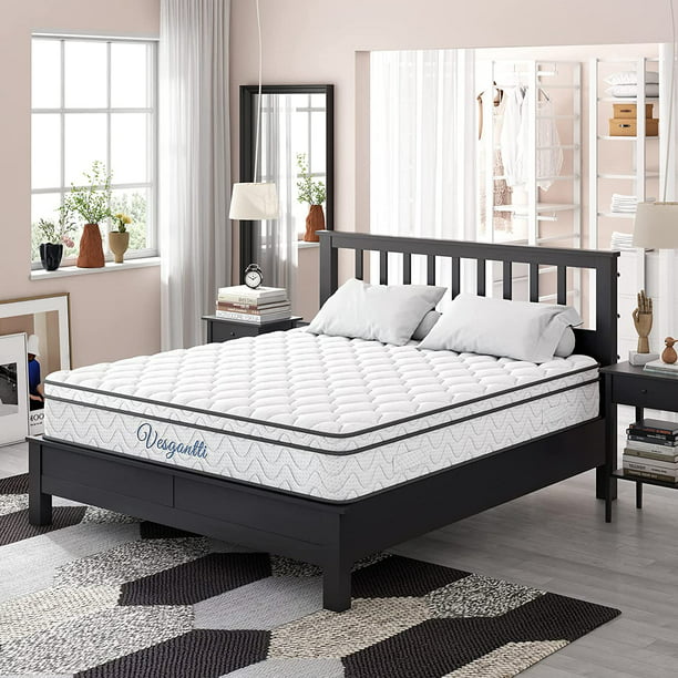 SUGIFT 8 Inch Multilayer Hybrid Full Mattress - Multiple Sizes & Styles Available