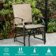 Metal Outdoor Swing Rocking Seating Single Glider Chair