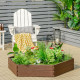 Outdoor Raised Garden Bed Set for Vegetable and Flower