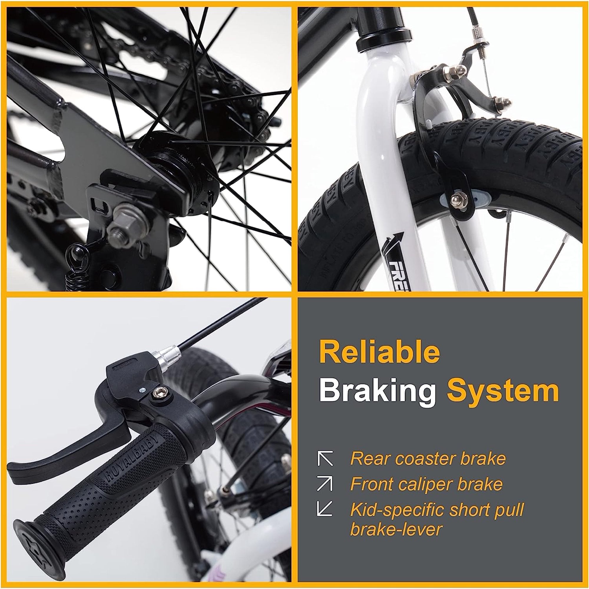 SUGIFT Freestyle Kids Bike 12 14 16 18 20 Inch Bicycle for Boys Girls