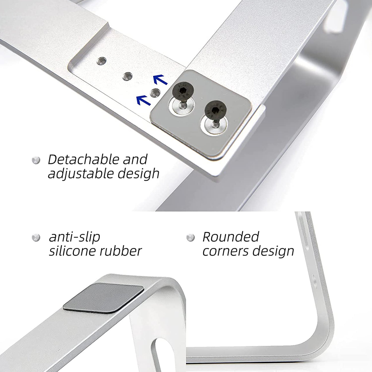 SUGIFT Ergonomic Laptop Stand, Suitable for Laptops up to 17 inches
