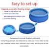 12 ft. x 12 ft. Round 30 in. D Blue Inflatable Above Ground Swimming Pool Set
