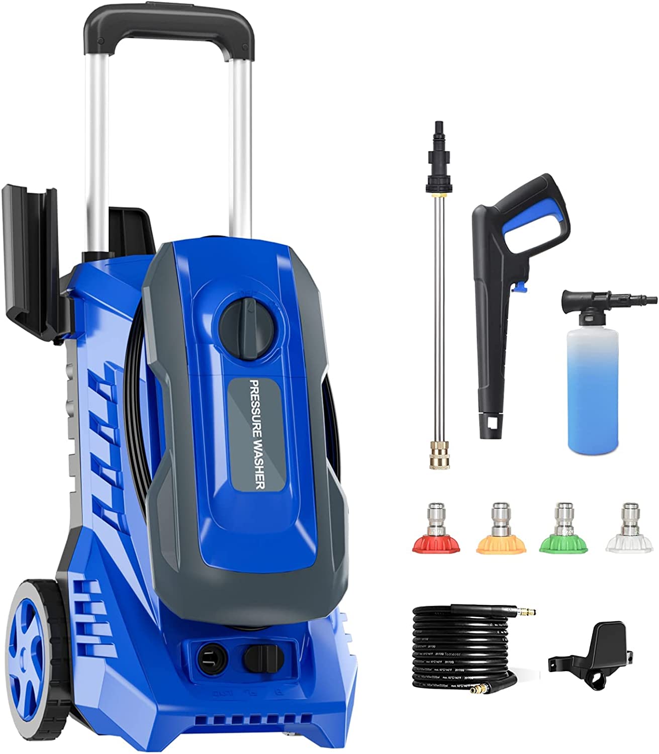 2030PSI 1800W Electric High Pressure Washer with Hose Reel