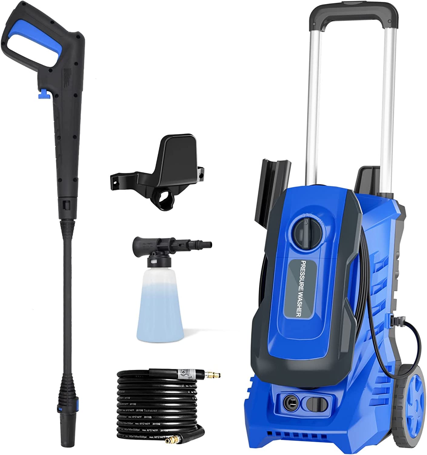 3500PSI Electric High Power Pressure Washer for Car Fence Patio Garden Cleaning
