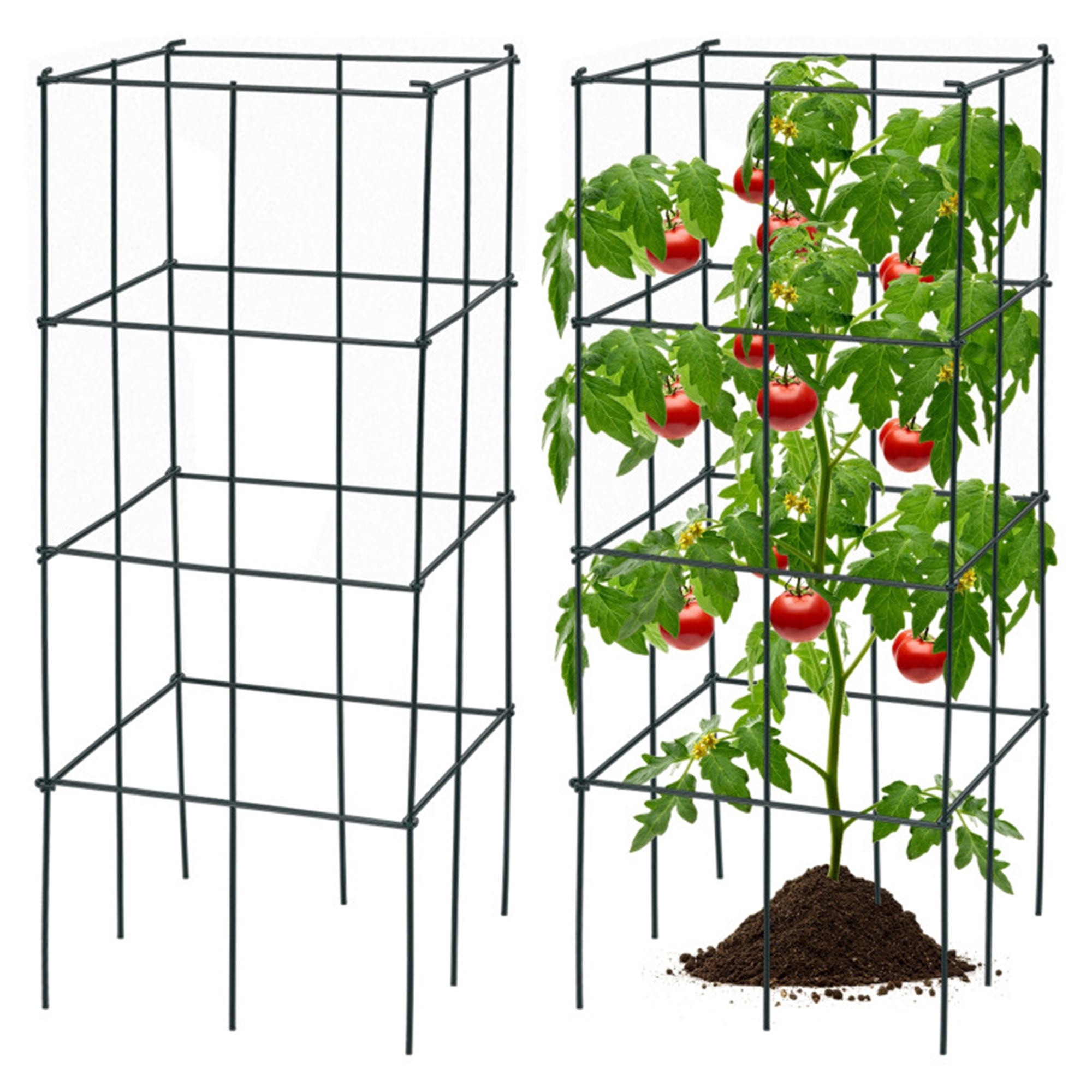 4-Pack Garden Trellis for Climbing Plants for Flower Vegetable