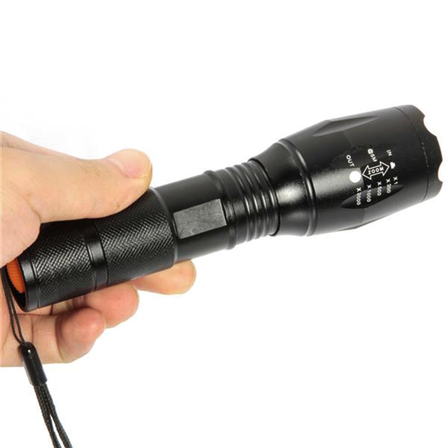 SUGIFT 10W LED Pocket Flashlight, 1200 Lumens, 500 Meters Focus