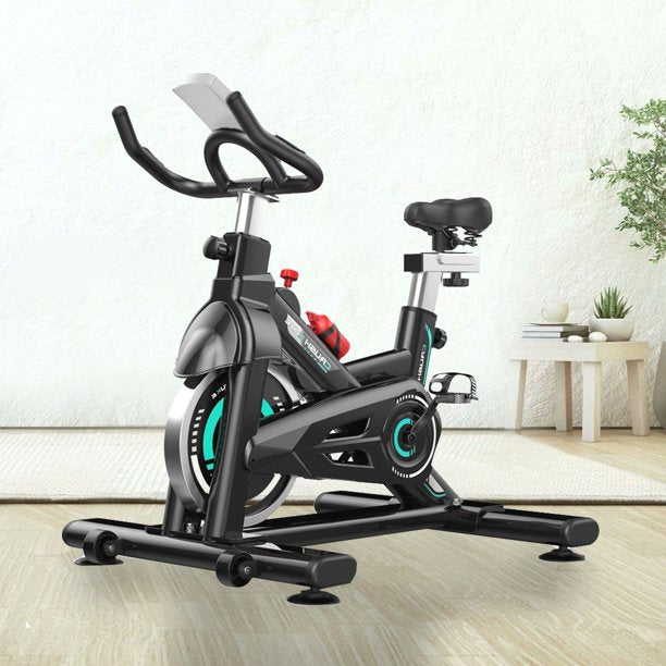 SUGIFT Exercise Bike Cardio Stationary Bike with LCD Display and Bottle Cage