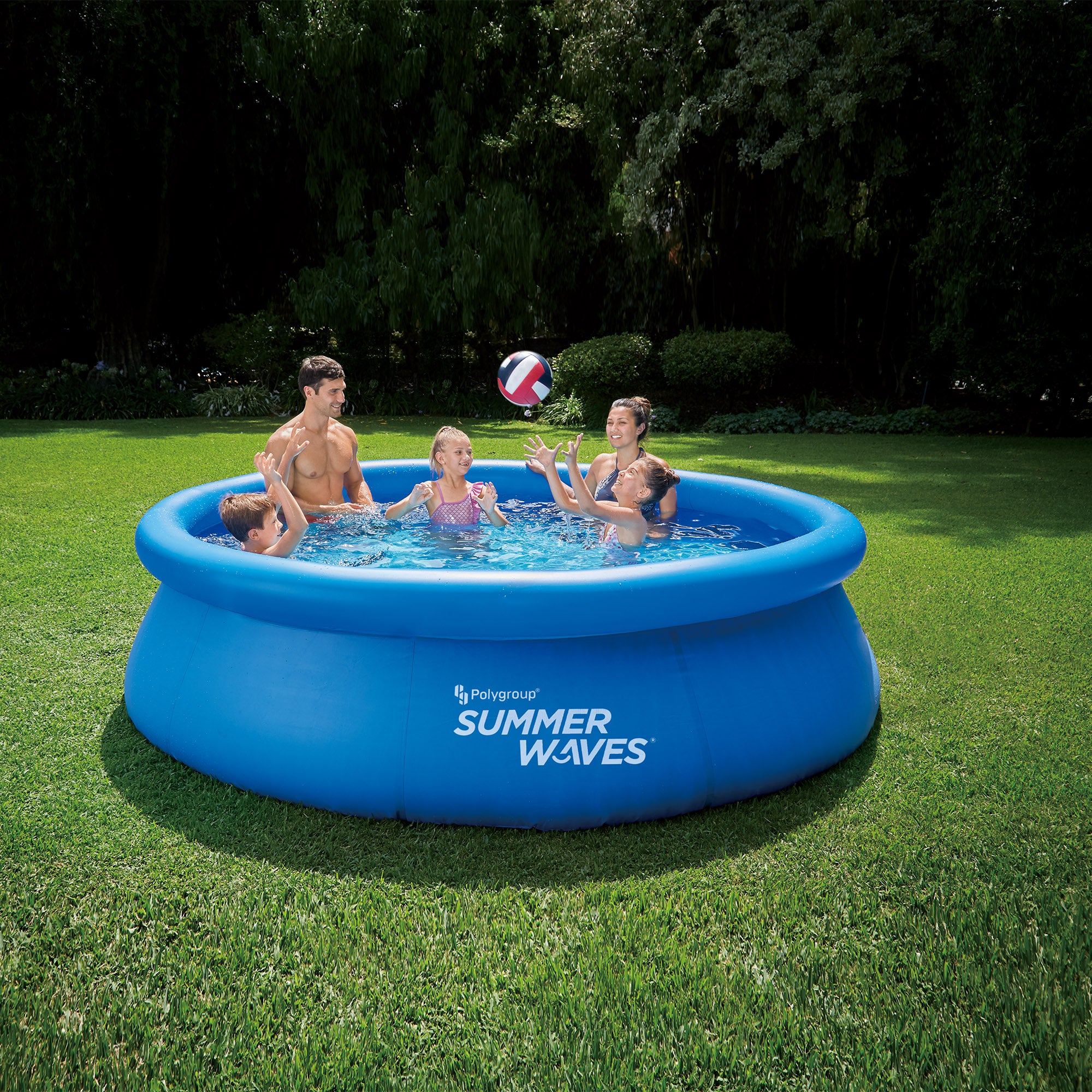 SUGIFT 10ft Quick Set Ring Pool with 600 GPH Filter Pump