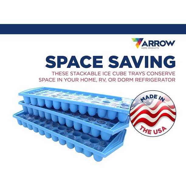 SUGIFT Ice Cube Trays Durable, Break-Resistant Ice Trays for Freezer
