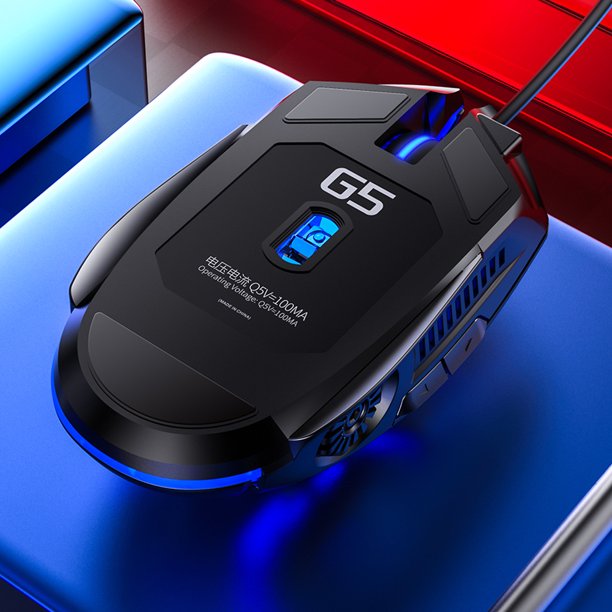 Gaming Mouse Wired USB Optical Computer Mice with RGB Backlit