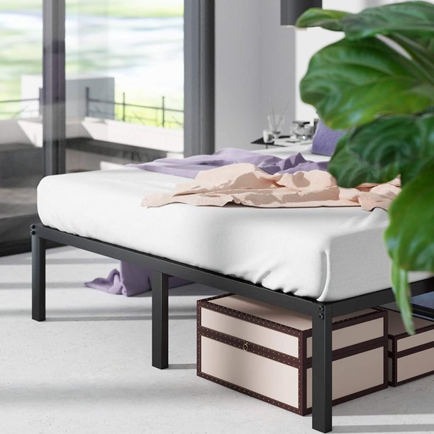 SUGIFT 14 Inch Metal Platform Bed Frame, Queen