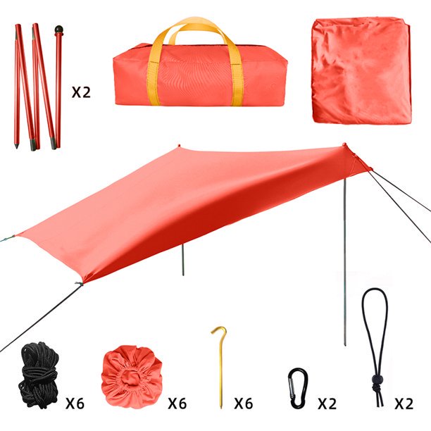 sandbag beach tent SUGIFT Sunshade Beach Tent with sandbag Anchors, Sun Shelter with UV P