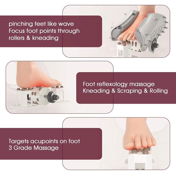 SKONYON Shiatsu Kneading Rolling Foot Massager One Set