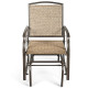 Metal Outdoor Swing Rocking Seating Single Glider Chair