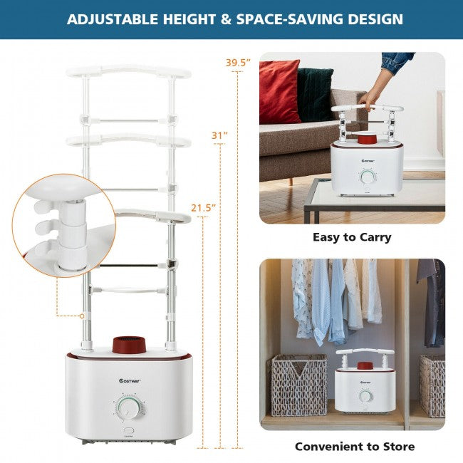 SUGIFT Inflatable Drying and Ironing Machine 1050W Automatic Garment Steamer