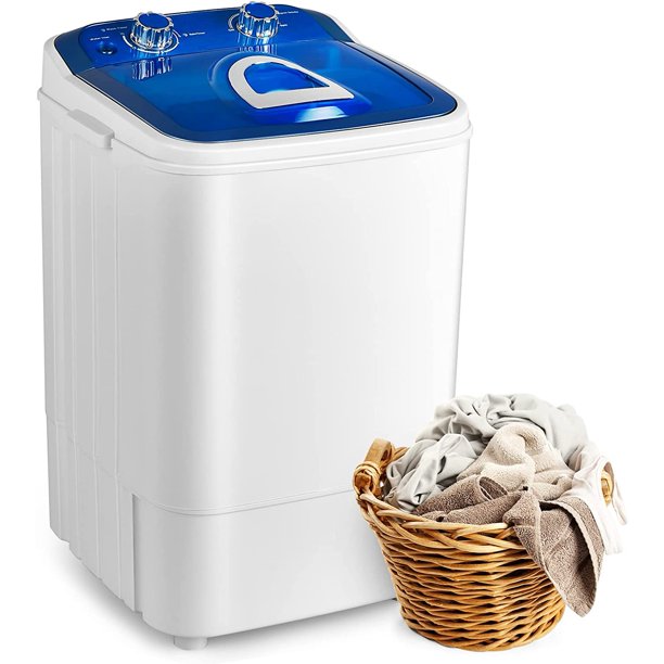 SUGIFT Portable Mini Washer Machine Single Tub Wash and Spin Dryer,11l