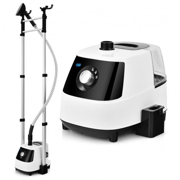 1750W Garment Steamer with 2L Detachable Water Tank and 2-Level Steam