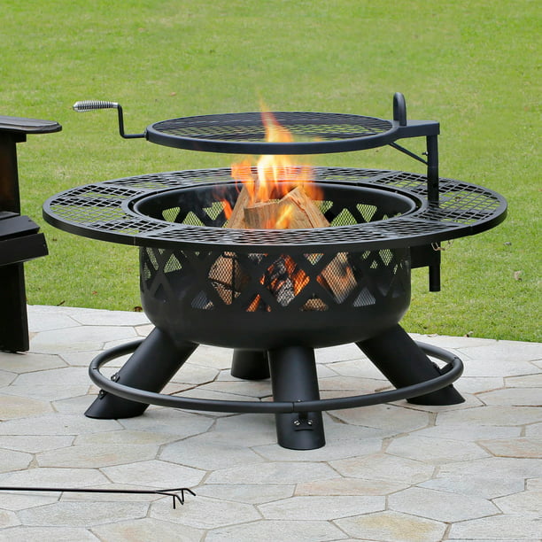 SUGIFT 40inch Ranch Fire Pit