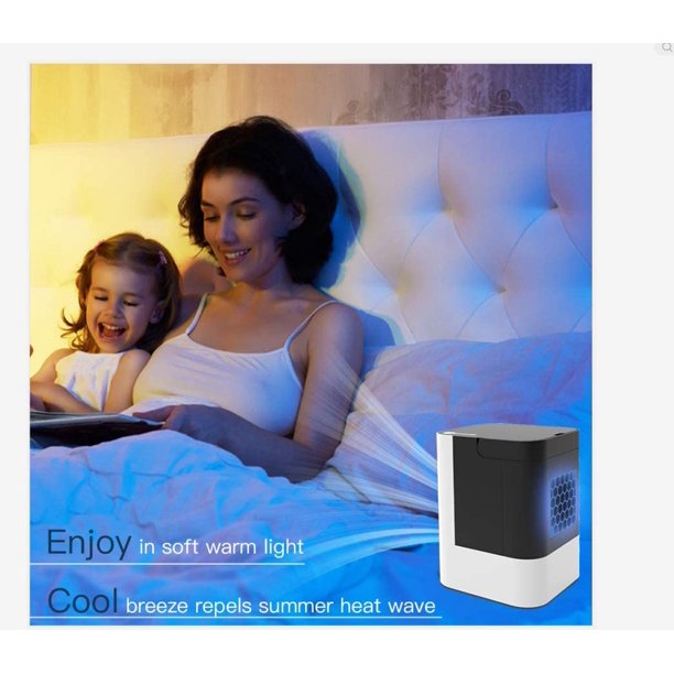 SUGIFT Portable Air Conditioner Fan Rechargeable Evaporative Air Cooler with Humidifier