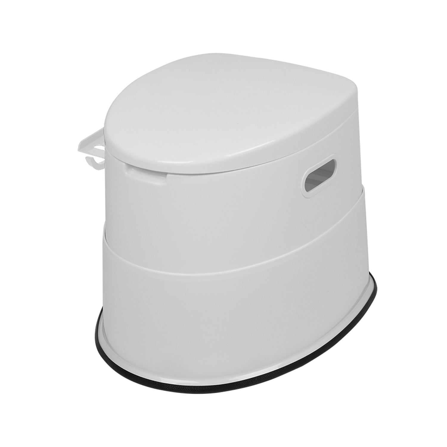 SUGIFT Portable Toilet with Non-slip Mat White