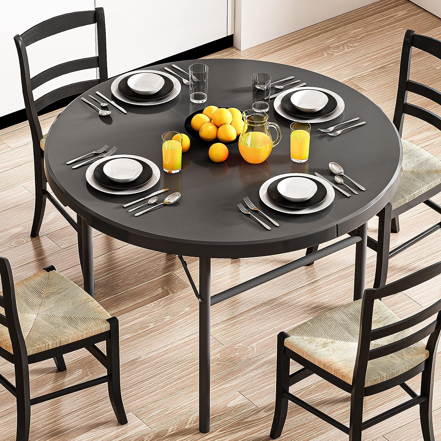 48 Inch Round Folding Table for Outdoor Indoor