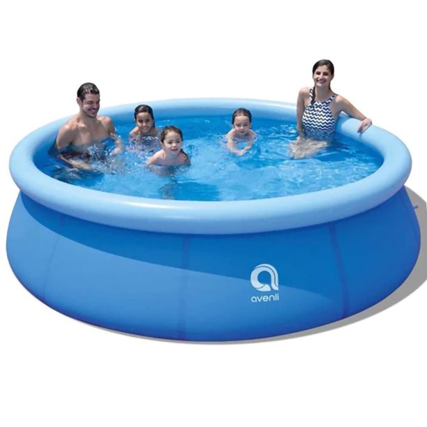 SUGIFT Pool 12ft x 30in Easy Inflatable Above Ground Swimming Pool