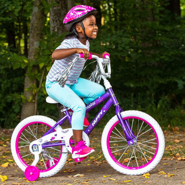 SUGIFT 18 in. Sea Star Girl Bike, Metallic Purple