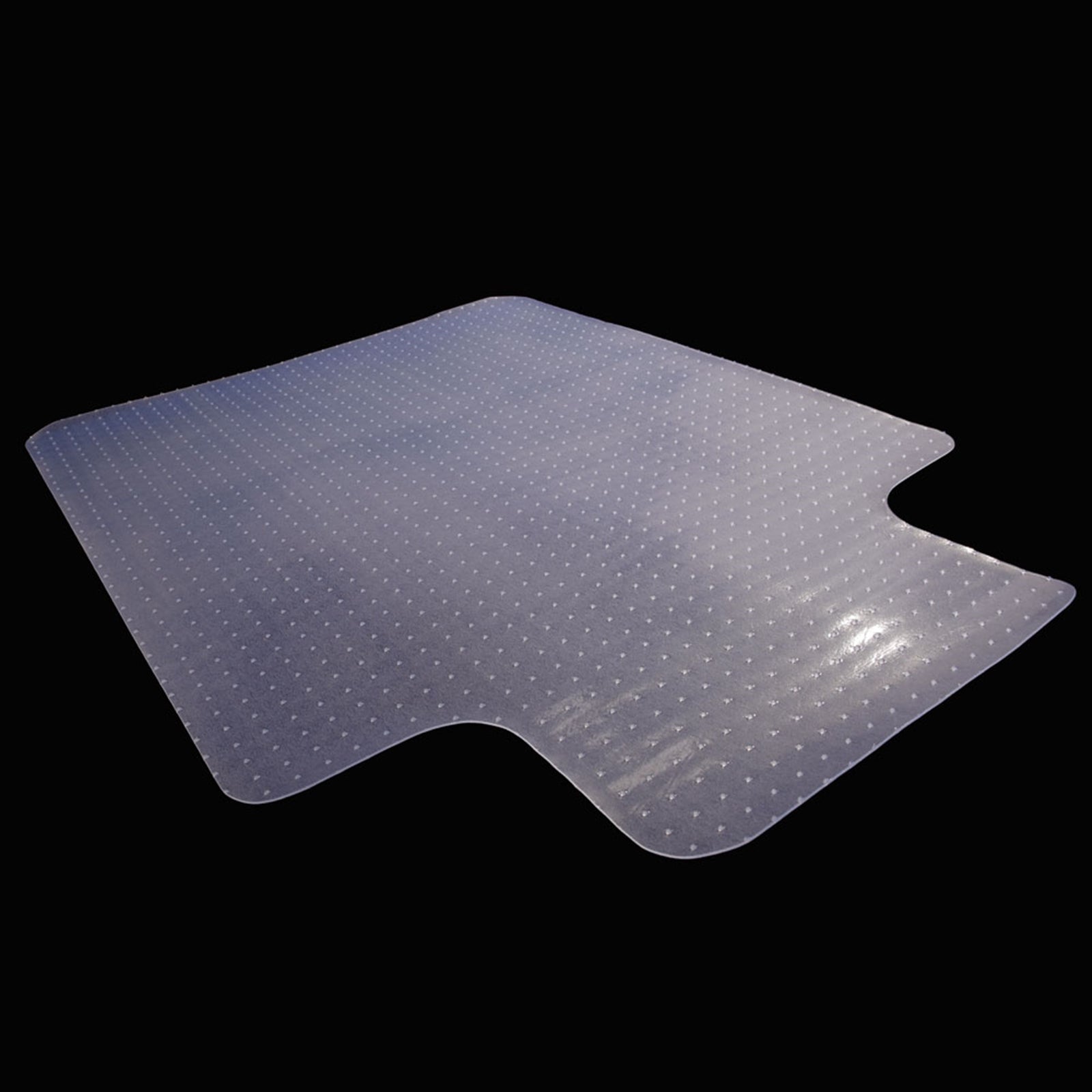 SUGIFT 36 x 48 inch Home Floor Chair Transparent Protective Pad, White PVC Floor Mat