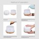 Aromatherapy Oil Diffuser with White Remote Control Color Cycling, Portable Ultrasonic Diffuser, Cold Mist Humidifier