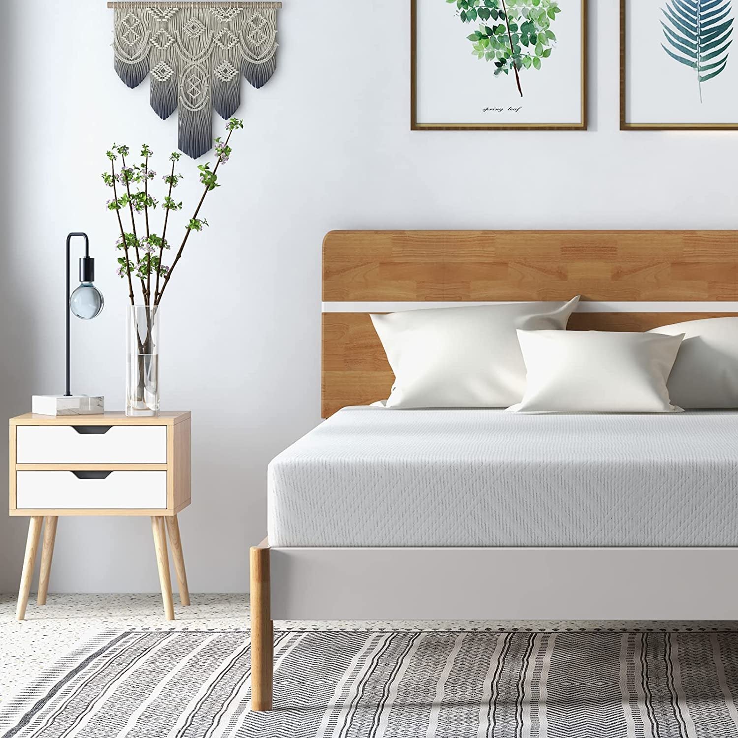 SUGIFT 8 Inch Gel Memory Foam Mattress, Twin