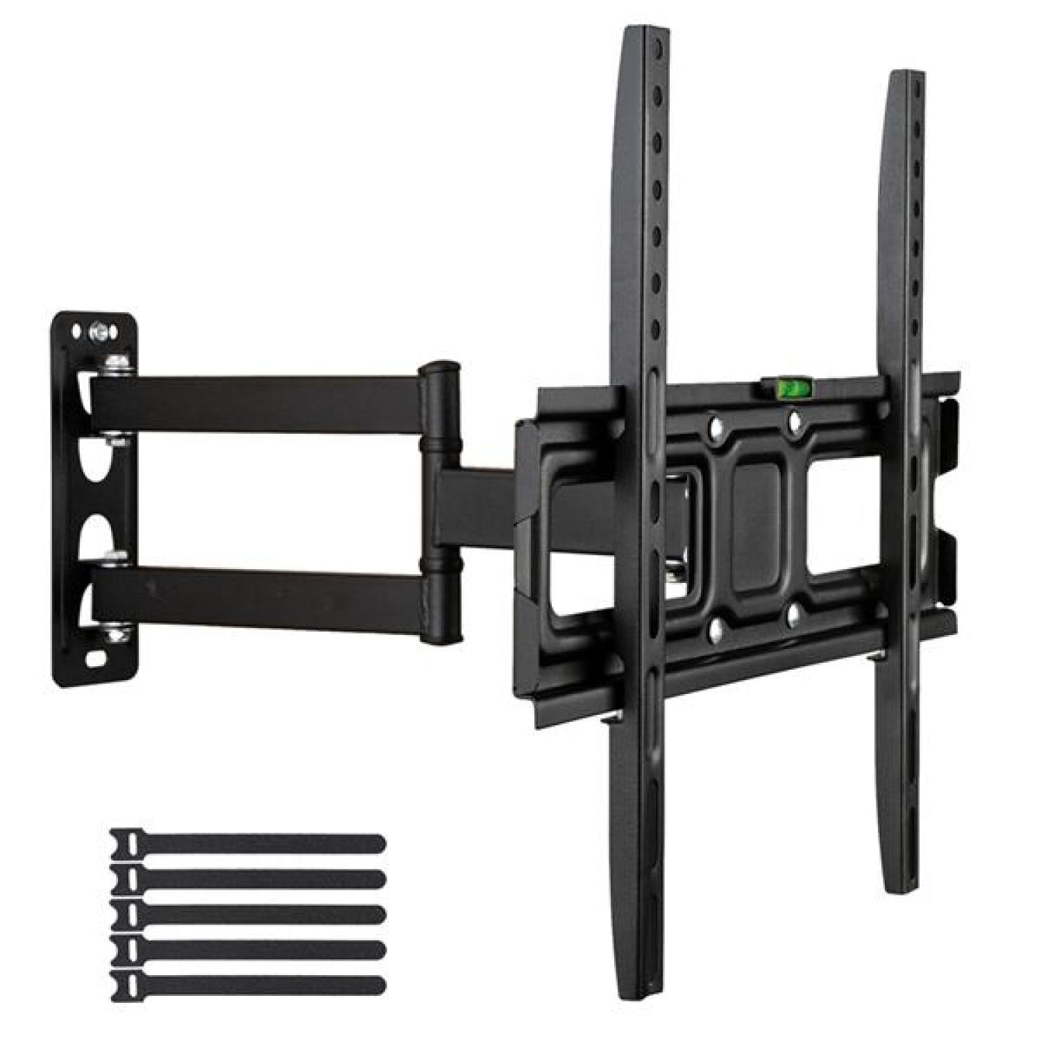 SUGIFT TV Wall Mount for 32-65 inch LED  Flat/Curved TVs with VESA 400x600mm, Articulating Corner TV Bracket Swivel & Tilt, 16.9inch Arm Extension, Holds TVs up to 77.16lbs