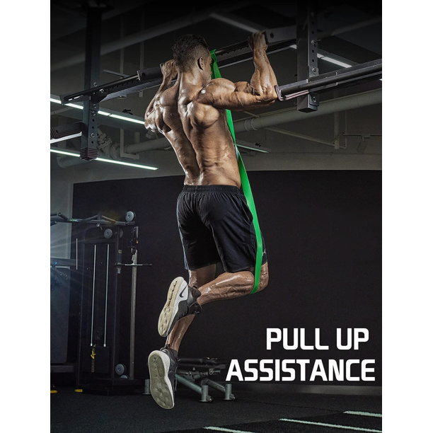 SUGIFT Pull Up Assistance Bands, Resistance Bands Set for Men&Women, Perfect for Body Stretching, Powerlifting, Resistance Training