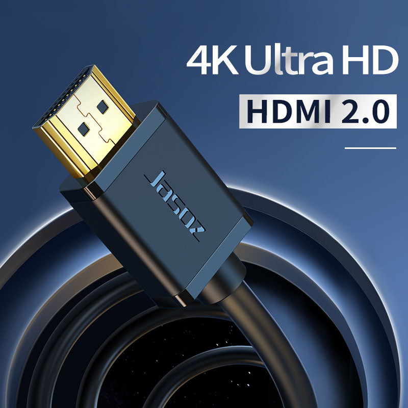 4K HDMI Cable 6.6ft [2-Pack], Gold-plated Connectors High Speed 18Gbps HDMI 2.0 Cable, 4K 60Hz / 2K 144Hz,Ultra HD,2160P, 1080P, ARC