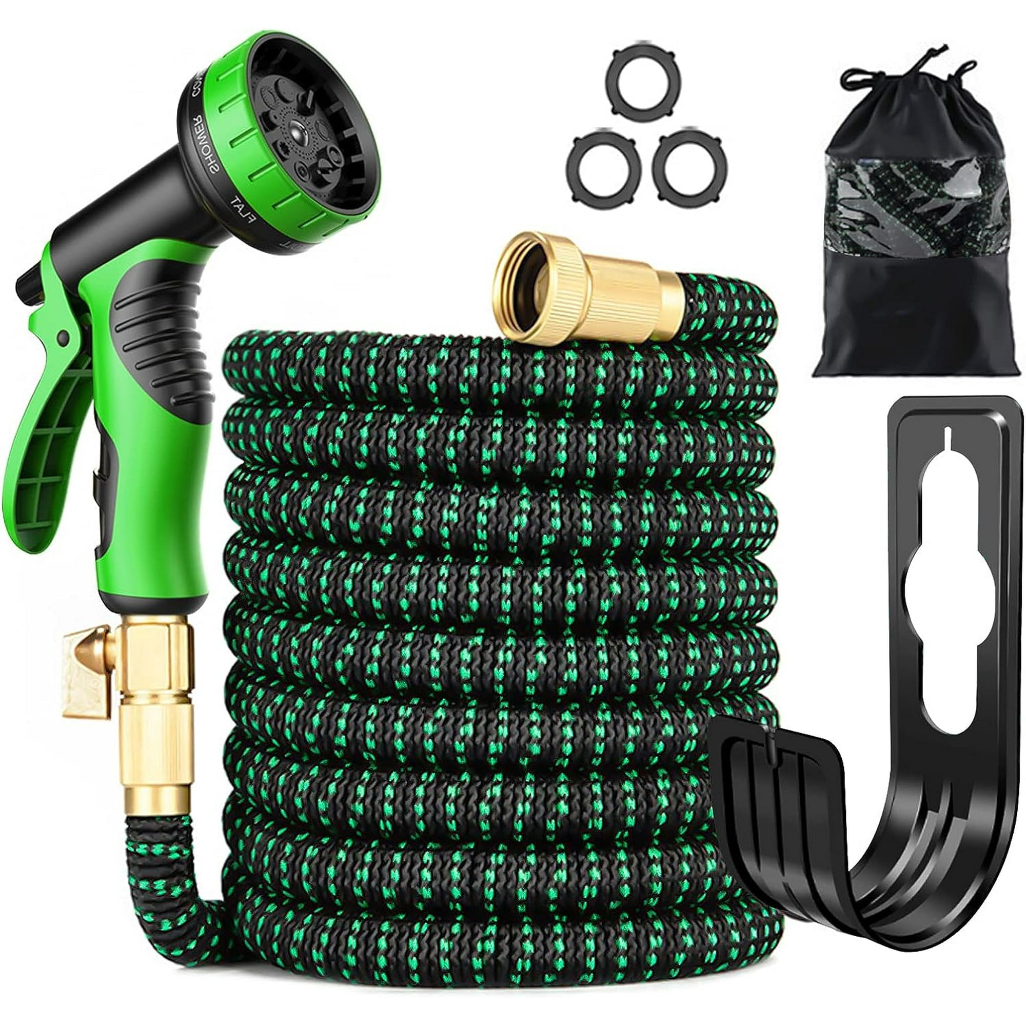 SUGIFT 50 ft Expandable Garden Hose water hose with 10 Function High