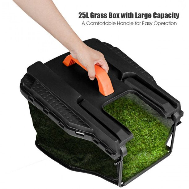 SUGIFT 14-Inch 12 Amp Lawn Mower with Folding Handle Electric Push Lawn Mower