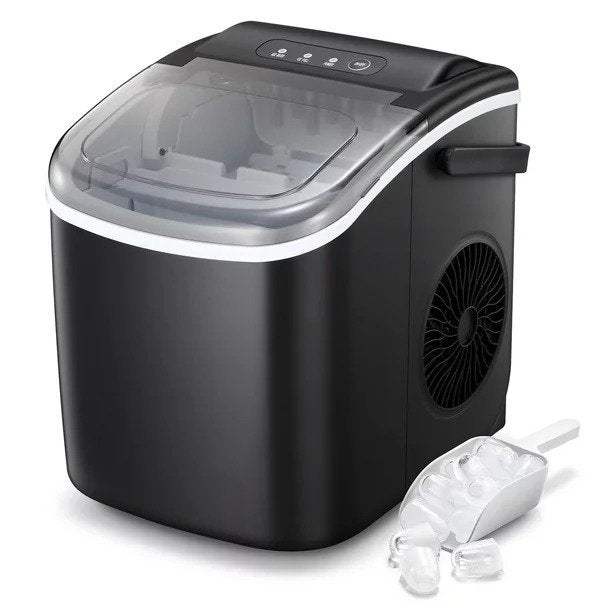 SUGIFT Countertop Ice Maker, Makes 26 lbs of Ice in 24 Hours