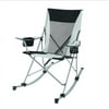 SUGIFT Portable Folding Camping Chair with High Back, Black