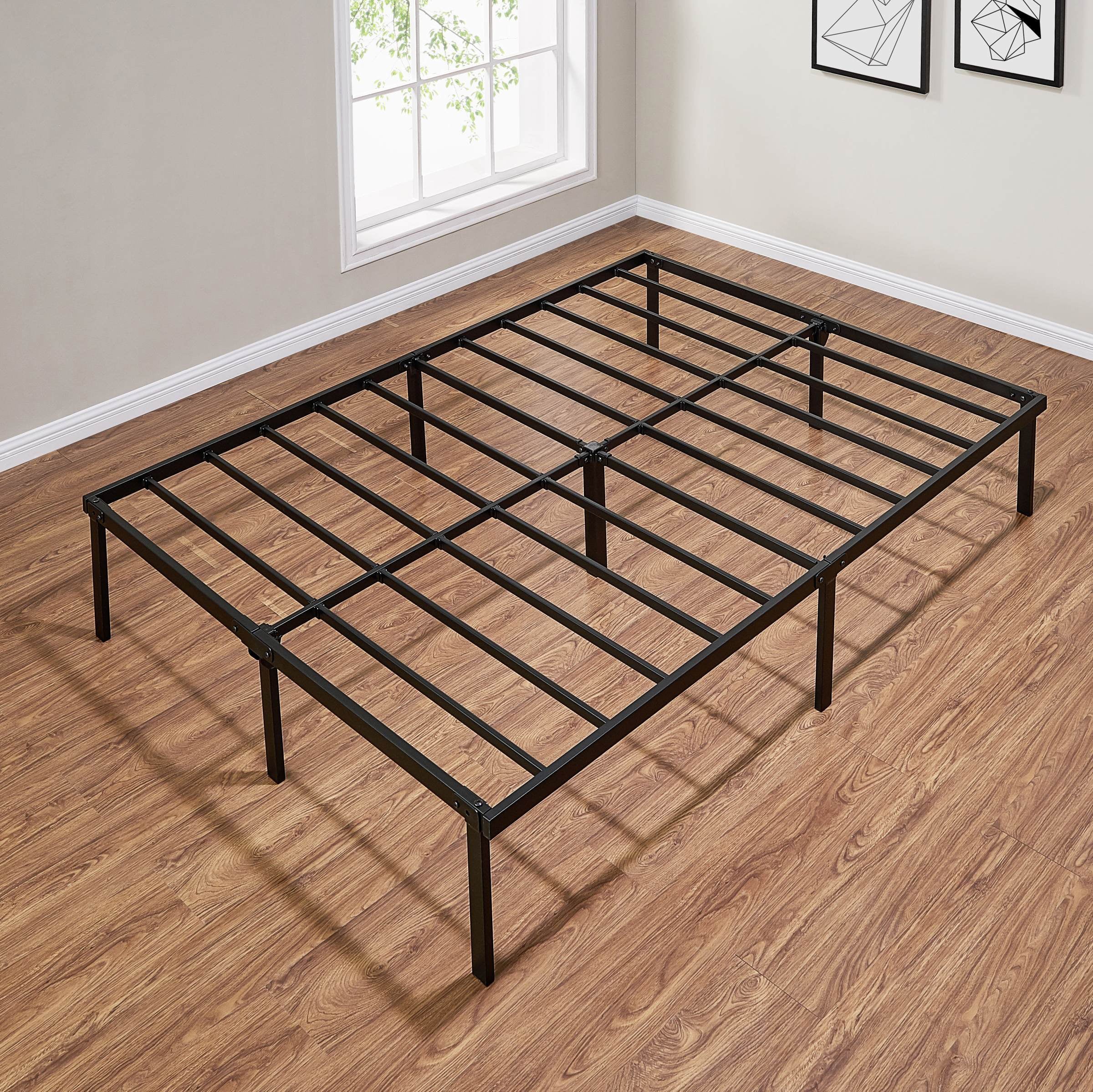 SUGIFT Queen Bed Frame, 14 Inch Metal Platform Bed Frame
