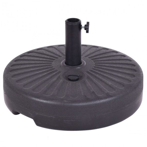 SUGIFT Umbrella Base 20 Inch Round 23L Water Filled Umbrella Base