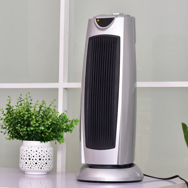 SUGIFT 1500W Heater Oscillating Electronic Thermostat 2 Heat Setting Space Heater