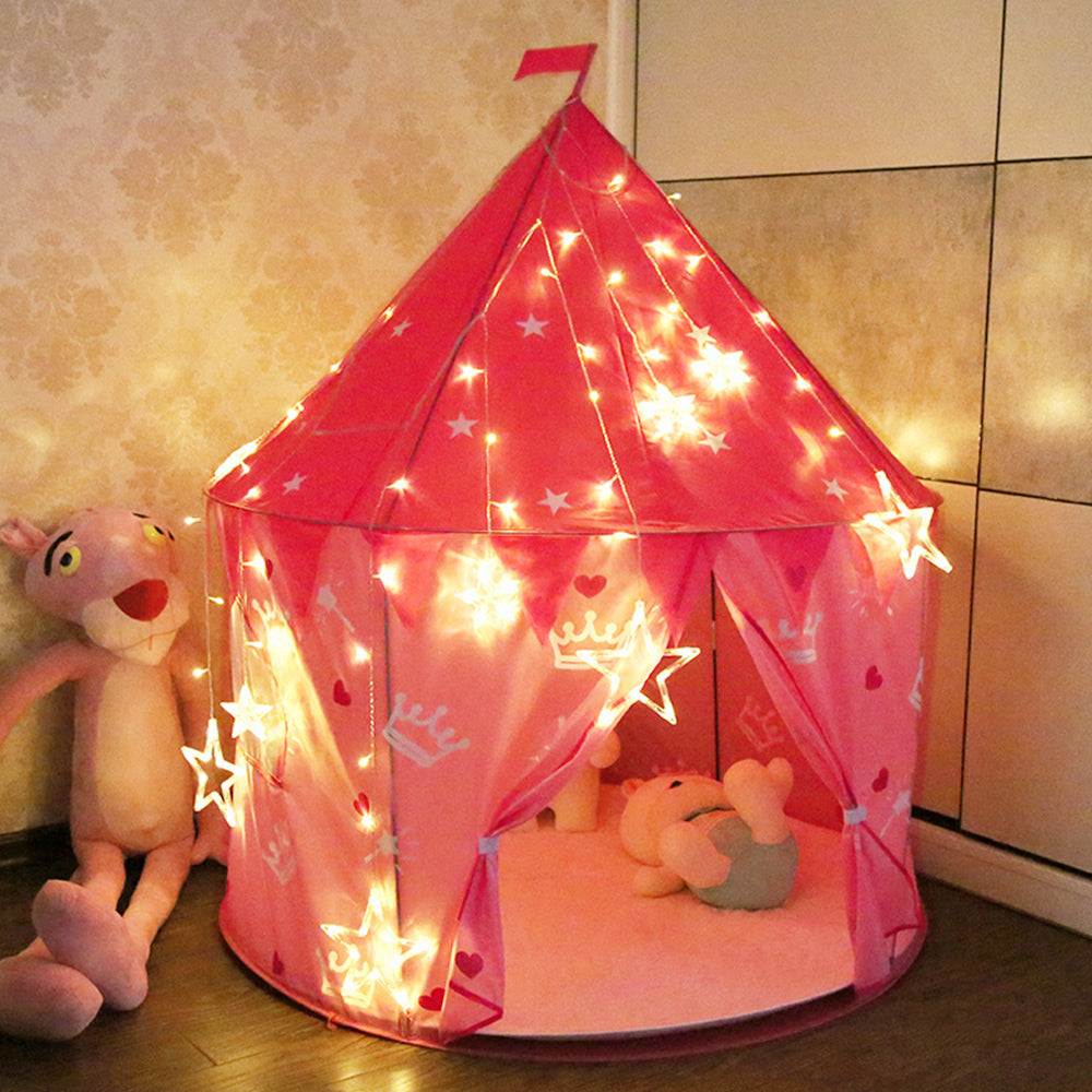 SUGIFT Polyester Game Tent, Indoor and Outdoor Theater Yurt Tent, Suitable for Children over Two Years Old