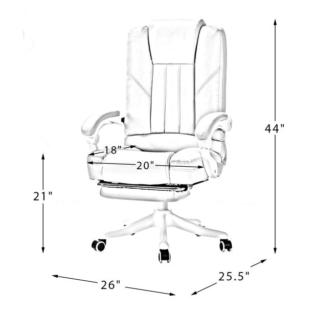 SUGIFT Gaming Chair with Adjustable Height And Tilt Angle Pink